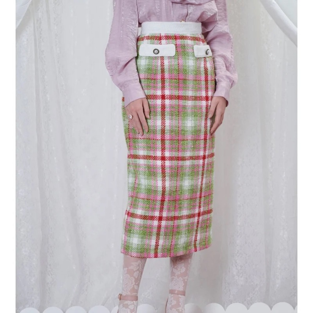 Sister Jane Nora Tweed Midi Skirt NWT